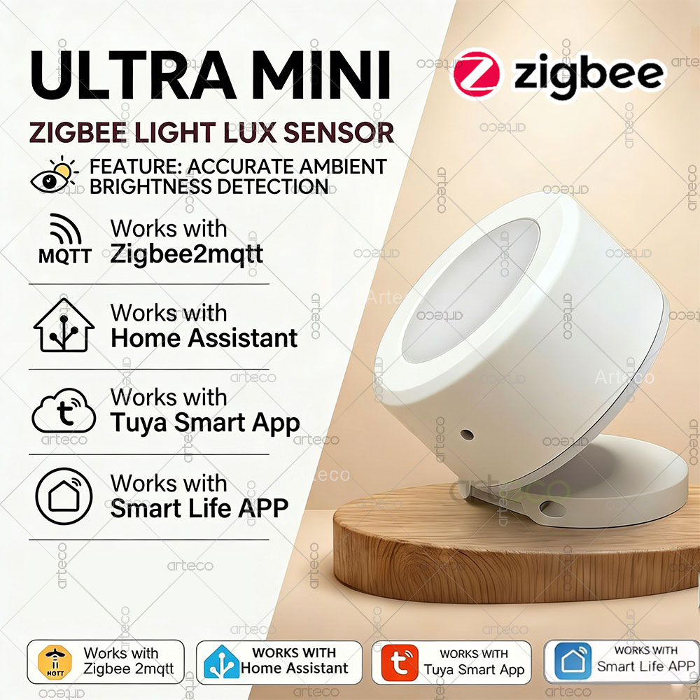 Smart Home Monitoring - مستشعر إضاءة زيجبي فائق الصغر، كاشف