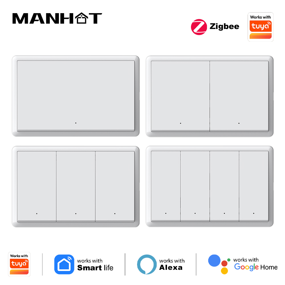 Smart Home Google Assistant - مفتاح إضاءة ذكي من مانهوت يعمل