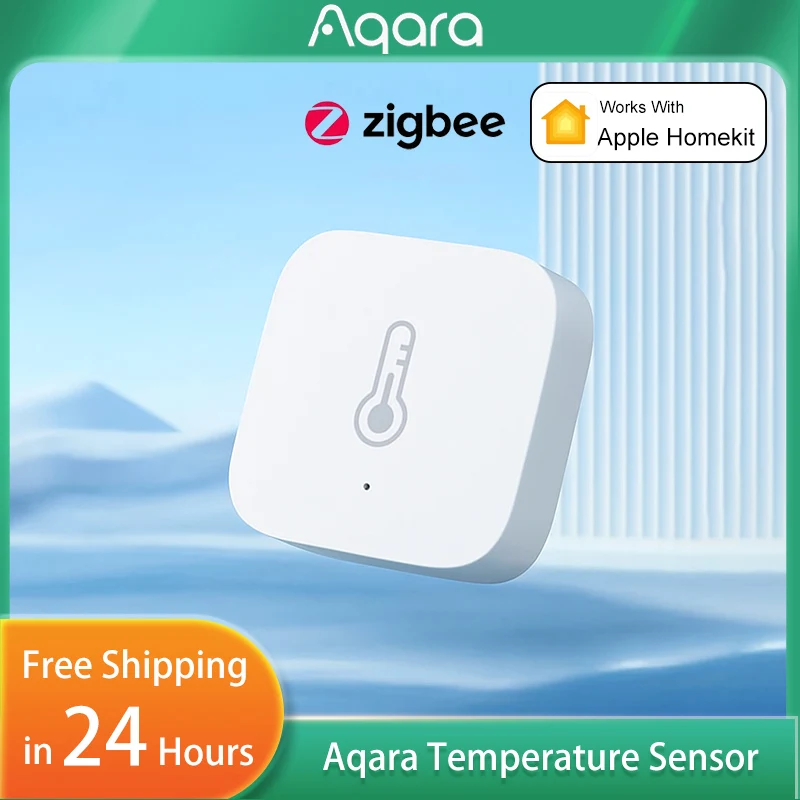 Smart Home Hub Apple - مستشعر درجة الحرارة الذكي من أكارا