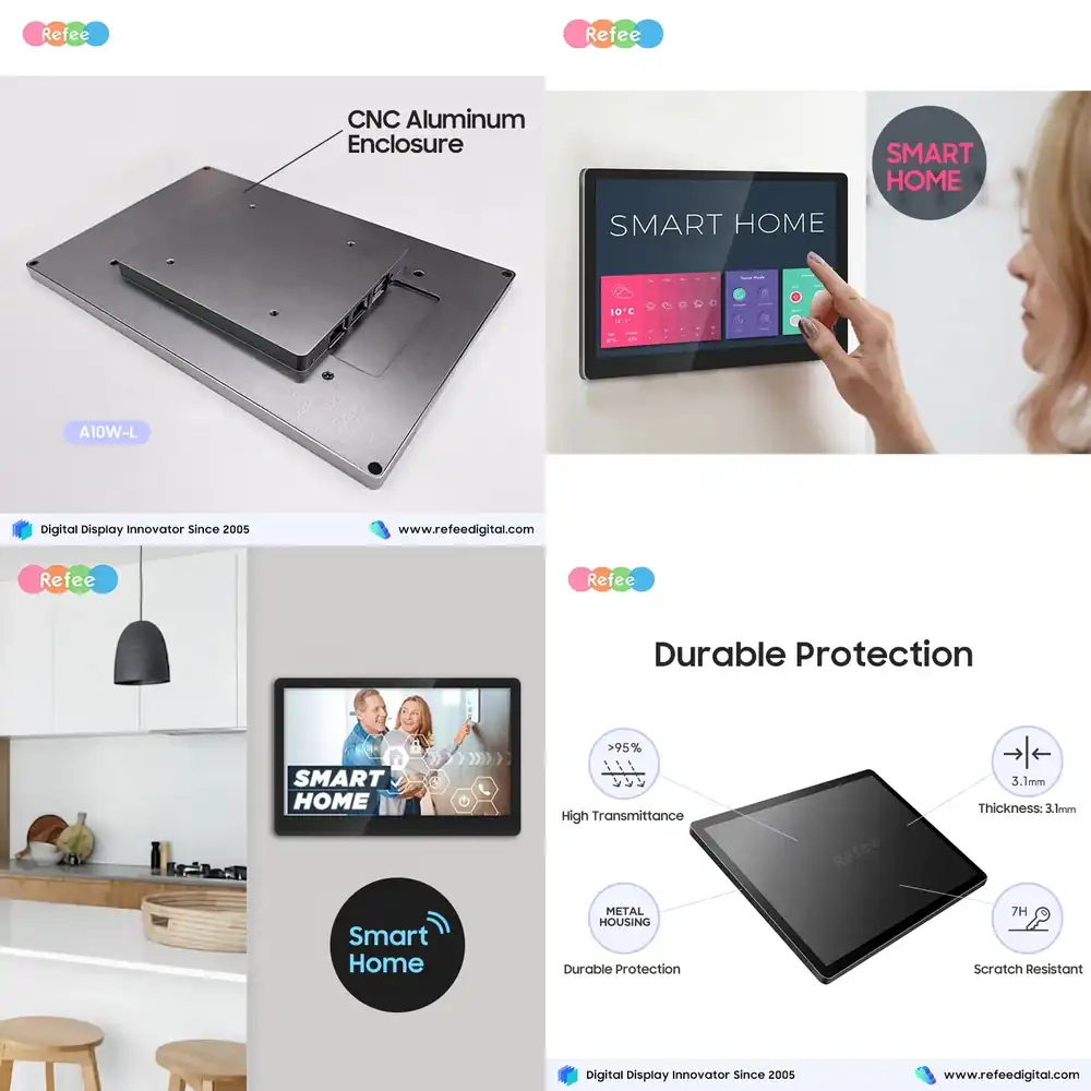 Smart Home Display - شاشة عرض ذكية للمنزل تعمل باللمس