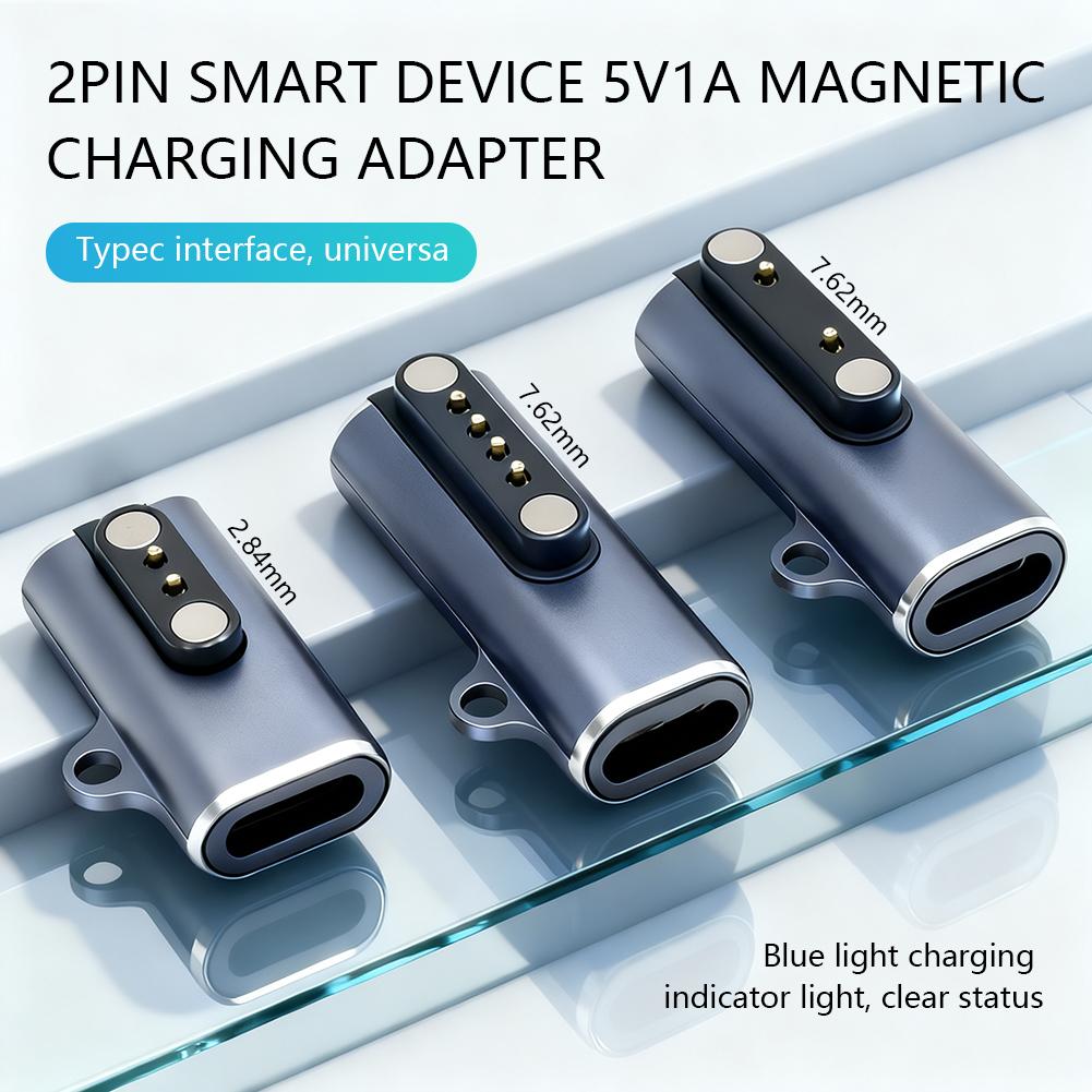 Smart Home Utilities - محول شحن مغناطيسي 2Pin 5V1A، محول