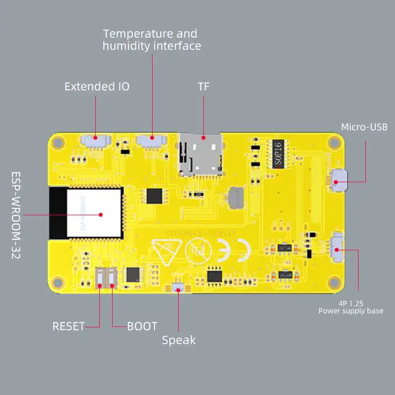 Smart Home Monitoring - شاشة عرض ذكية ESP32-3248S035 مقاس 3.5