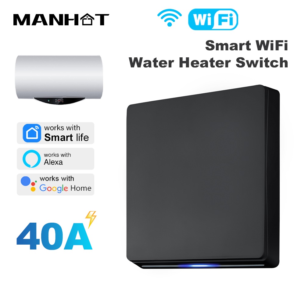 Smart Home Google Assistant - مفتاح سخان المياه الذكي MANHOT بتقنية