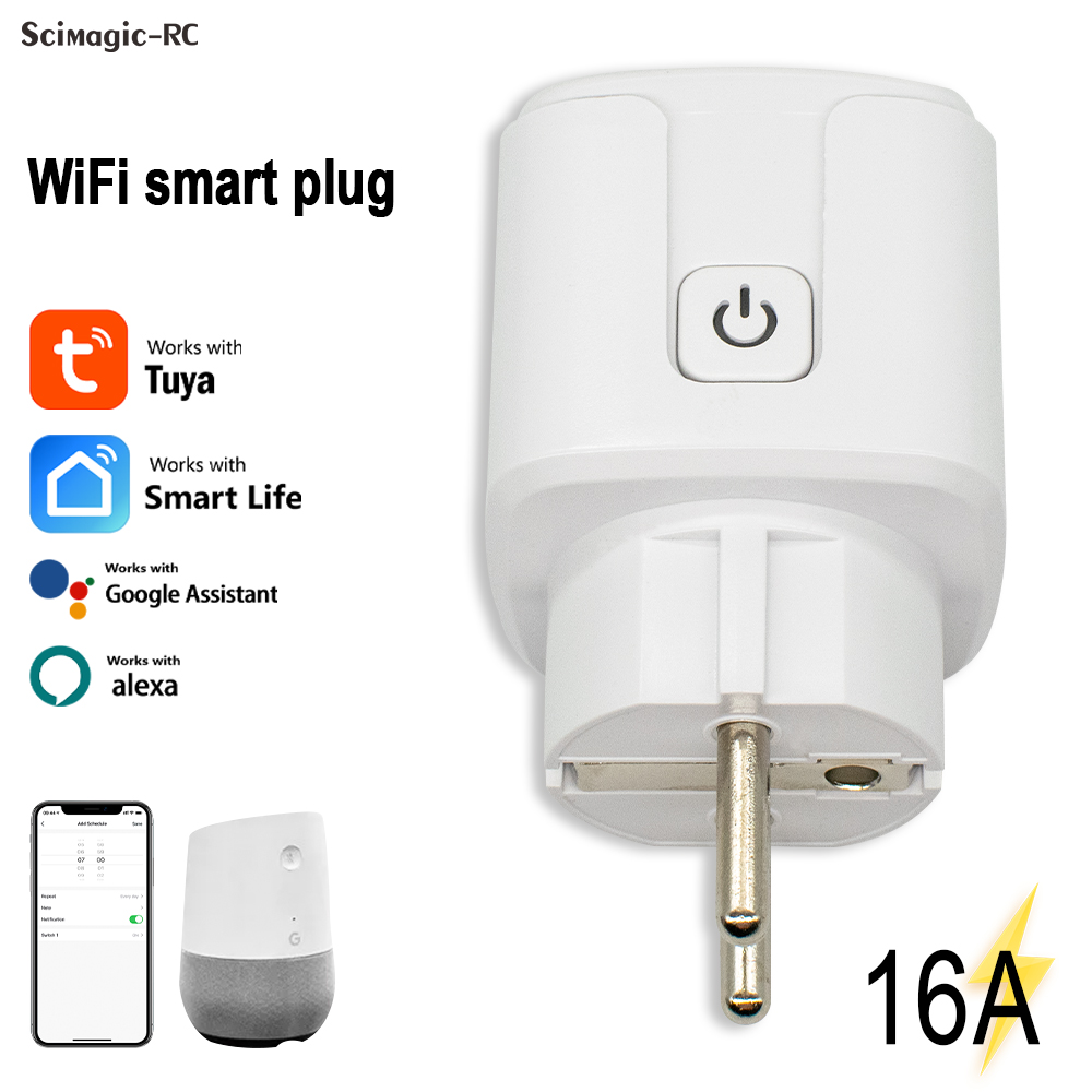 Smart Home Monitoring - Tuya Smart Plug WiFi مقبس 16A