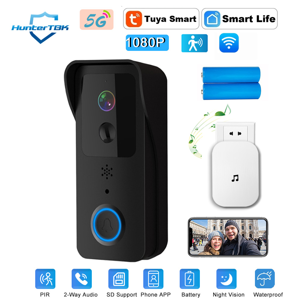 Smart Home Video Doorbell Enhanced Security With Smart Doorbell - جرس باب ذكي بكاميرا واي فاي