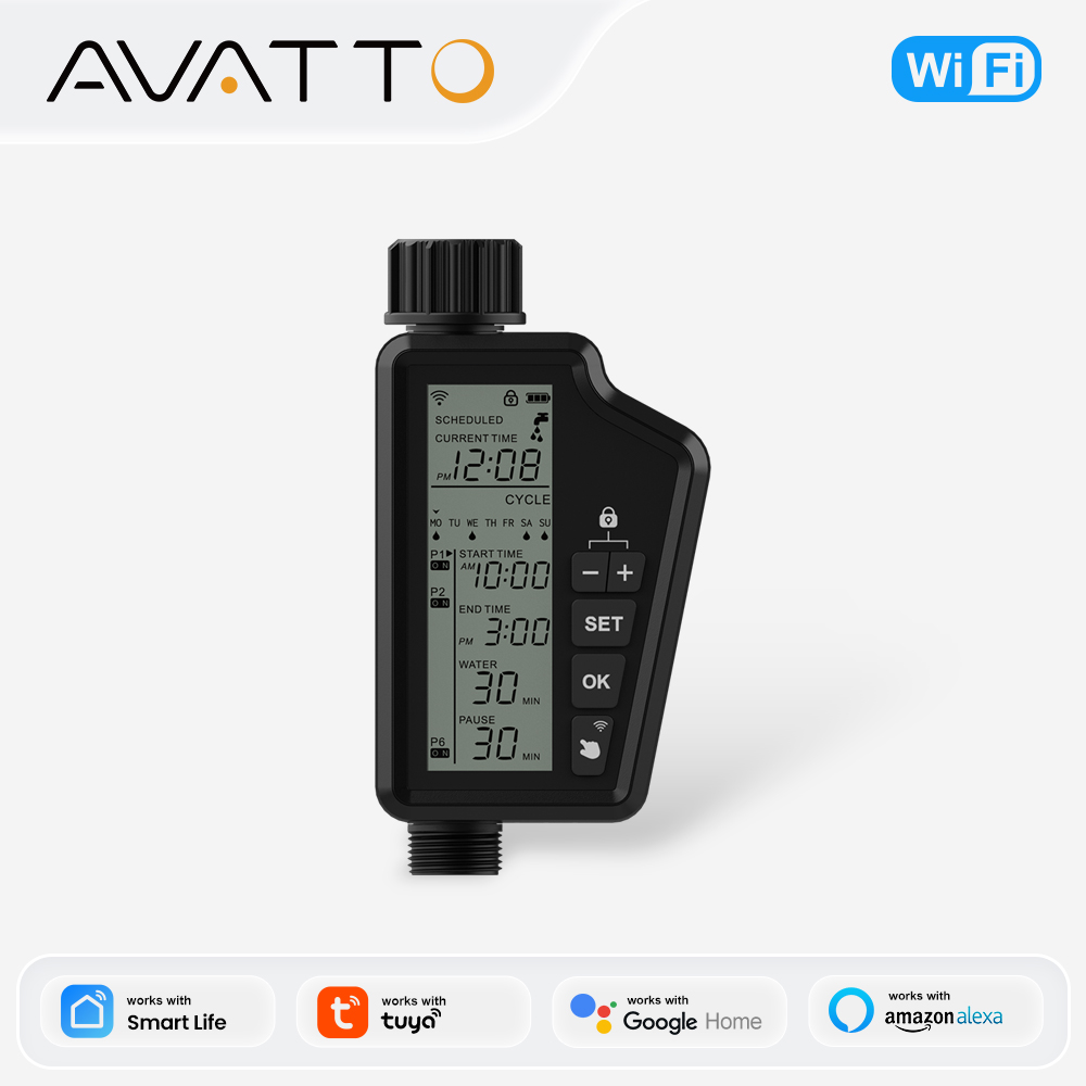 Smart Home Elements - مؤقت سقي الحديقة الذكي AVATTO Tuya