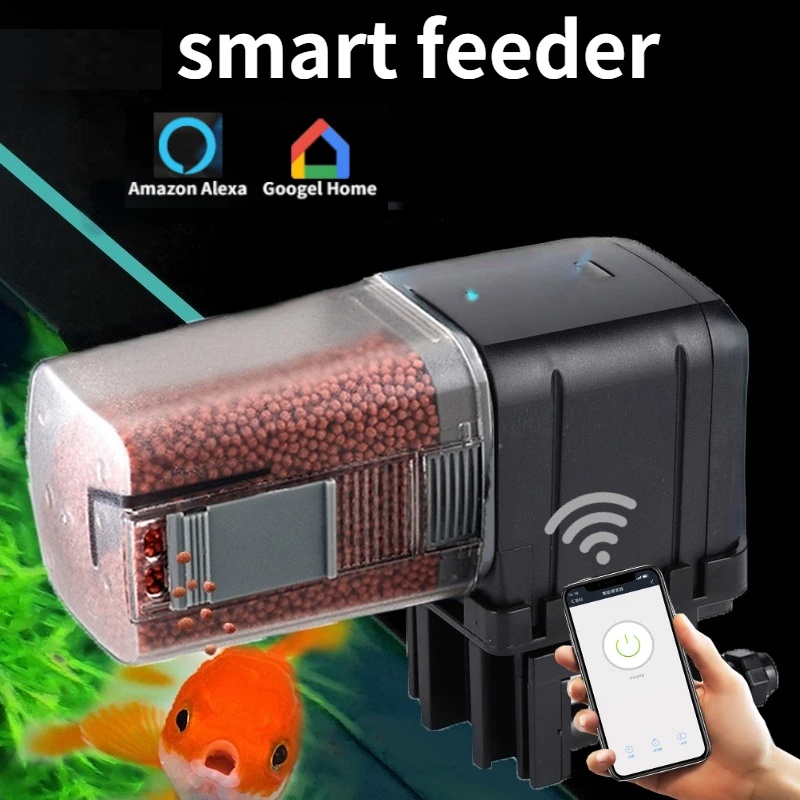 Smart Home Elements - وحدة تغذية الأسماك واي فاي، وحدة