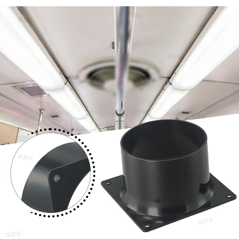 Smart Home Ventilation - موصل حائط ABS مقاس 75/100/120 مم