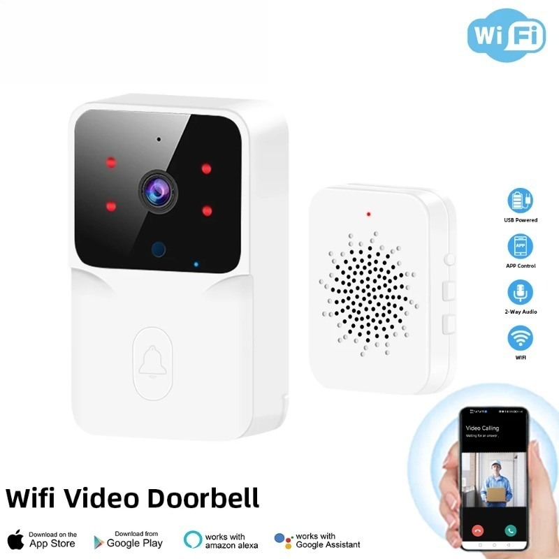 Smart Home Video Doorbell Enhanced Security With Smart Doorbell - جرس باب فيديو واي فاي عالي