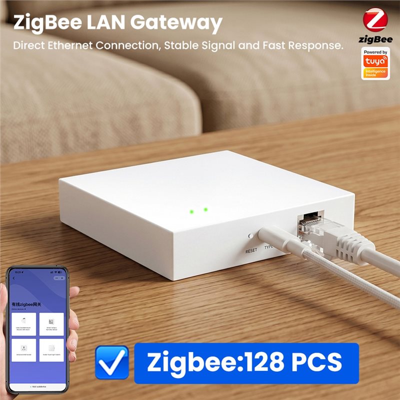 ملمس دقيق - بوابة تويا زيجبي ا - مراجعة Smart Home Hub Device وسعره