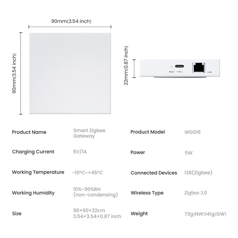 ملمس دقيق - بوابة تويا زيجبي ا - مراجعة Smart Home Hub Device وسعره