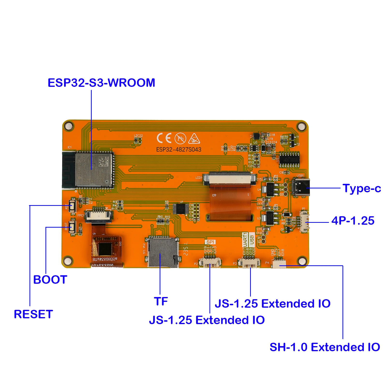 شاشة عرض ذكية ESP32-4827S043C  - مراجعة Smart Home Display وسعره