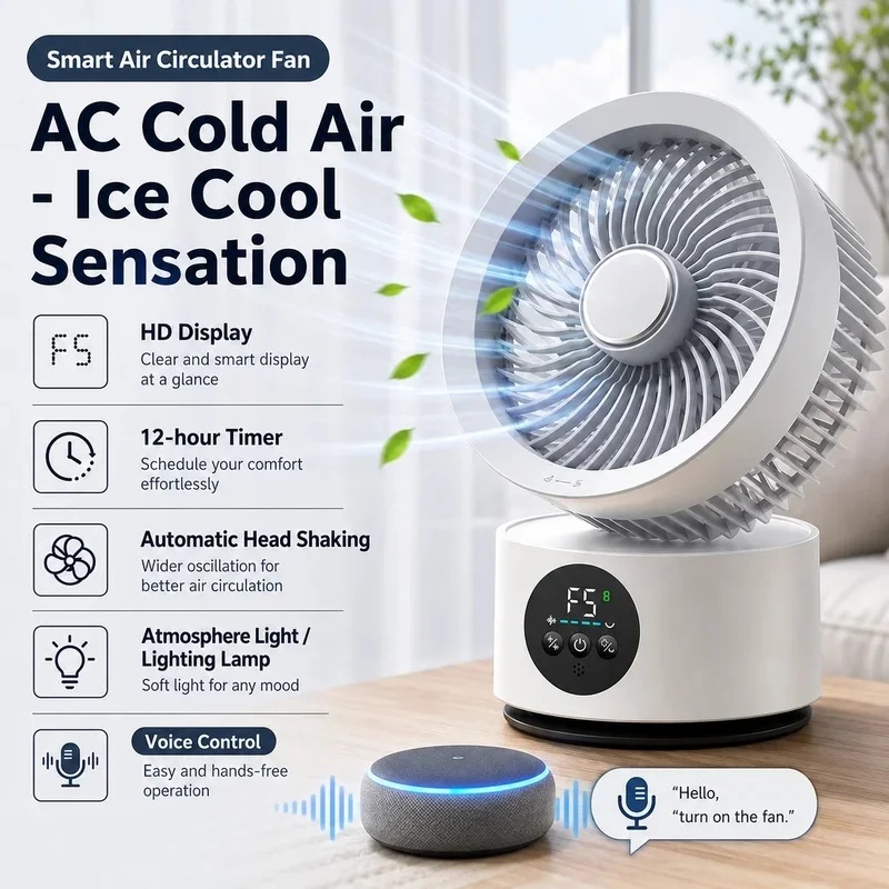 مروحة حائط محمولة مع جهاز تحكم - مراجعة Smart Home Ventilation وسعره