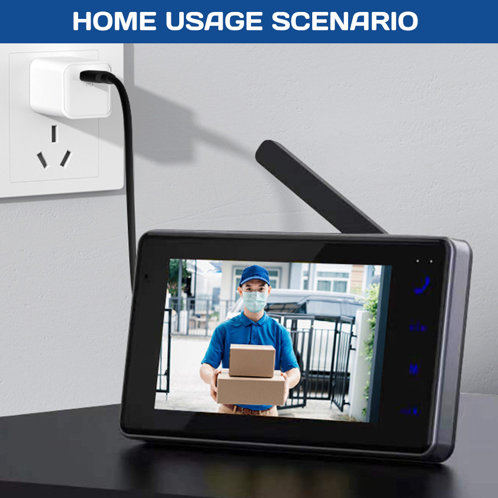 جرس باب ذكي لاسلكي بشاشة IPS ع - مراجعة Smart Home Video Doorbell Enhanced Security With Smart Doorbell وسعره