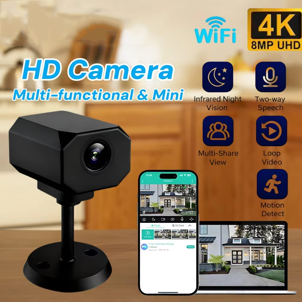 كاميرا أمان WiFi بدقة 4K للمنز - مراجعة Smart Home Monitoring وسعره