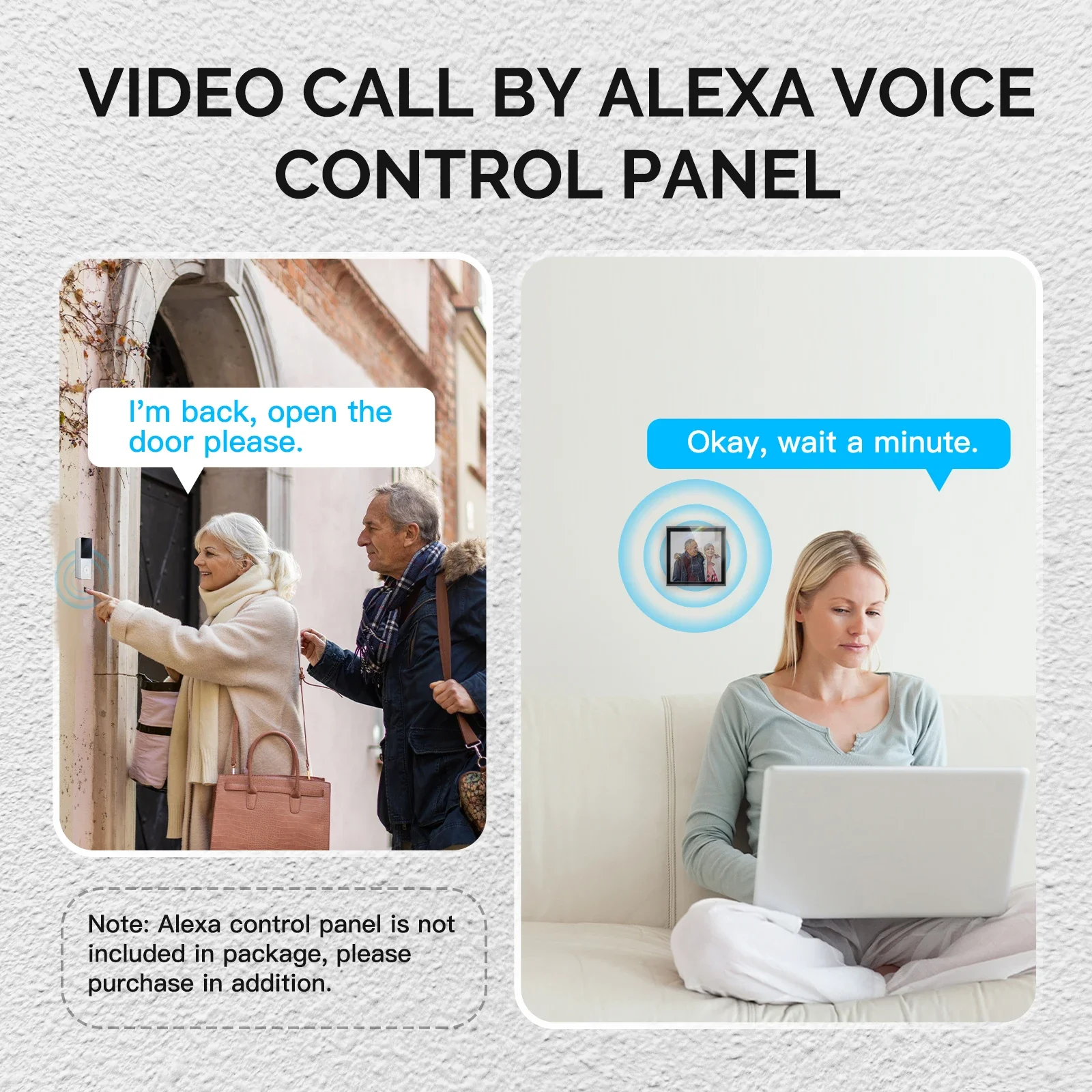 جرس باب ذكي من MOES يعمل بتقني - مراجعة Smart Home Video Doorbell Enhanced Security With Smart Doorbell وسعره