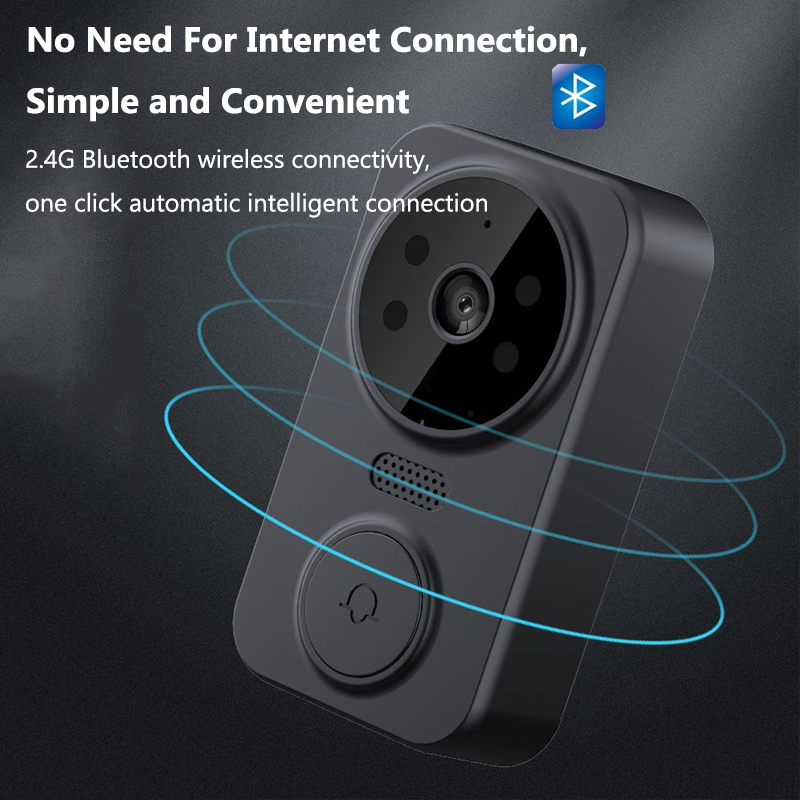 4.3 بوصة واي فاي جرس باب يتضمن - مراجعة Smart Home Video Doorbell Enhanced Security With Smart Doorbell وسعره