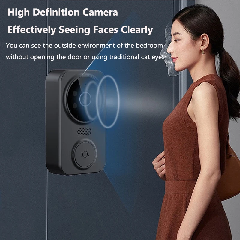 4.3 بوصة واي فاي جرس باب يتضمن - مراجعة Smart Home Video Doorbell Enhanced Security With Smart Doorbell وسعره