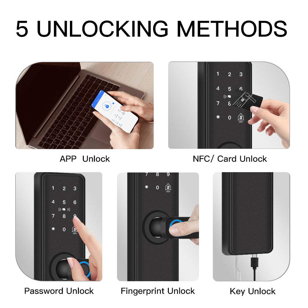 قفل باب ذكي متوافق مع البلوتوث - مراجعة Smart Home Door Lock وسعره