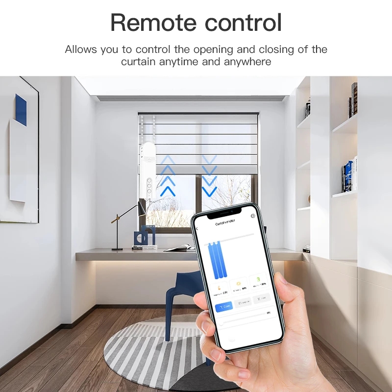 ستارة ذكية آلية تعمل بالزيجبي، - مراجعة Smart Home Elements وسعره