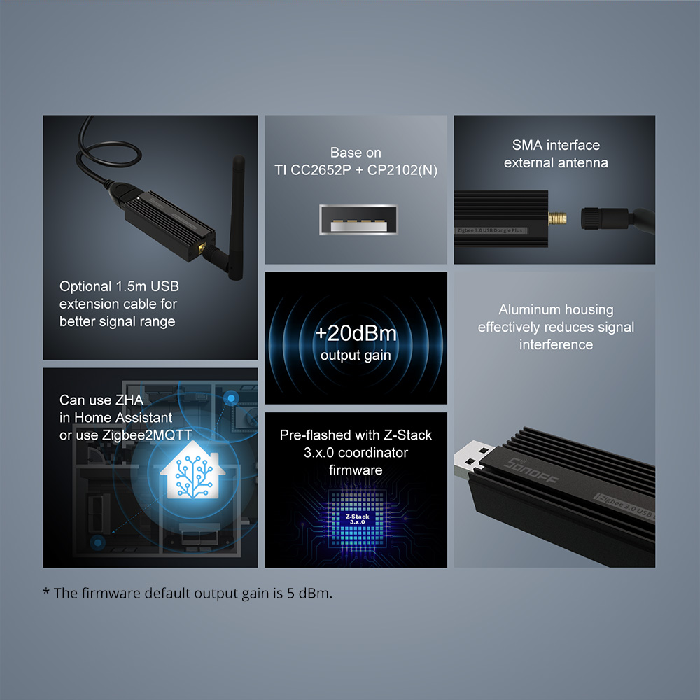 بوابة SONOFF Zigbee 3.0 ZBDong - مراجعة Smart Home Hub Device وسعره