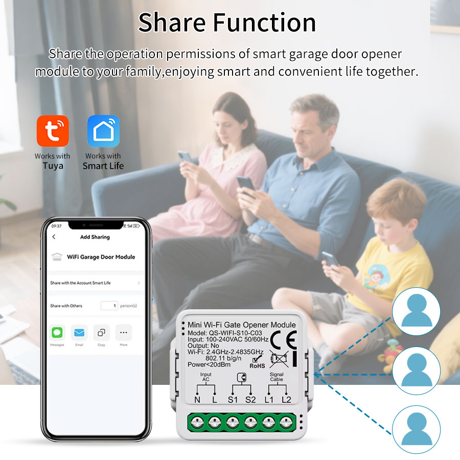 وحدة تحكم ذكية لفتح باب المرآب - مراجعة Smart Home Google Assistant وسعره