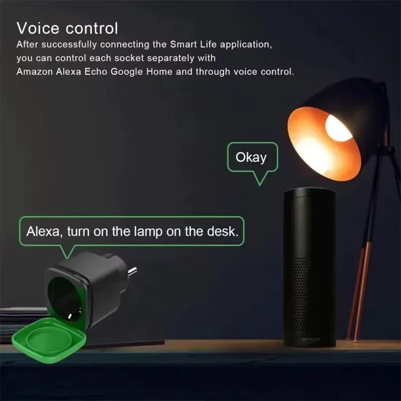 مقبس كهربائي ذكي مقاوم للماء م - مراجعة Smart Home Google Assistant وسعره