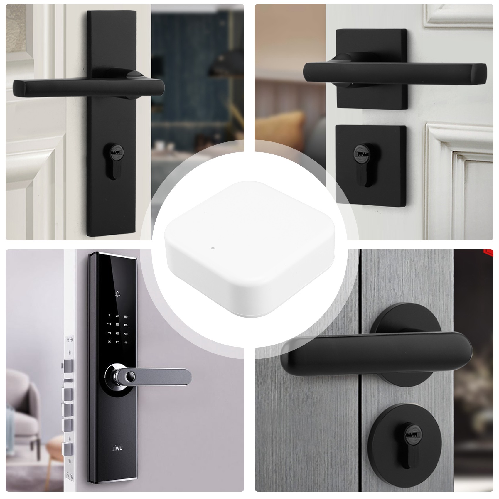 بوابة بلوتوث واي فاي مع قفل با - مراجعة Smart Home Door Lock وسعره