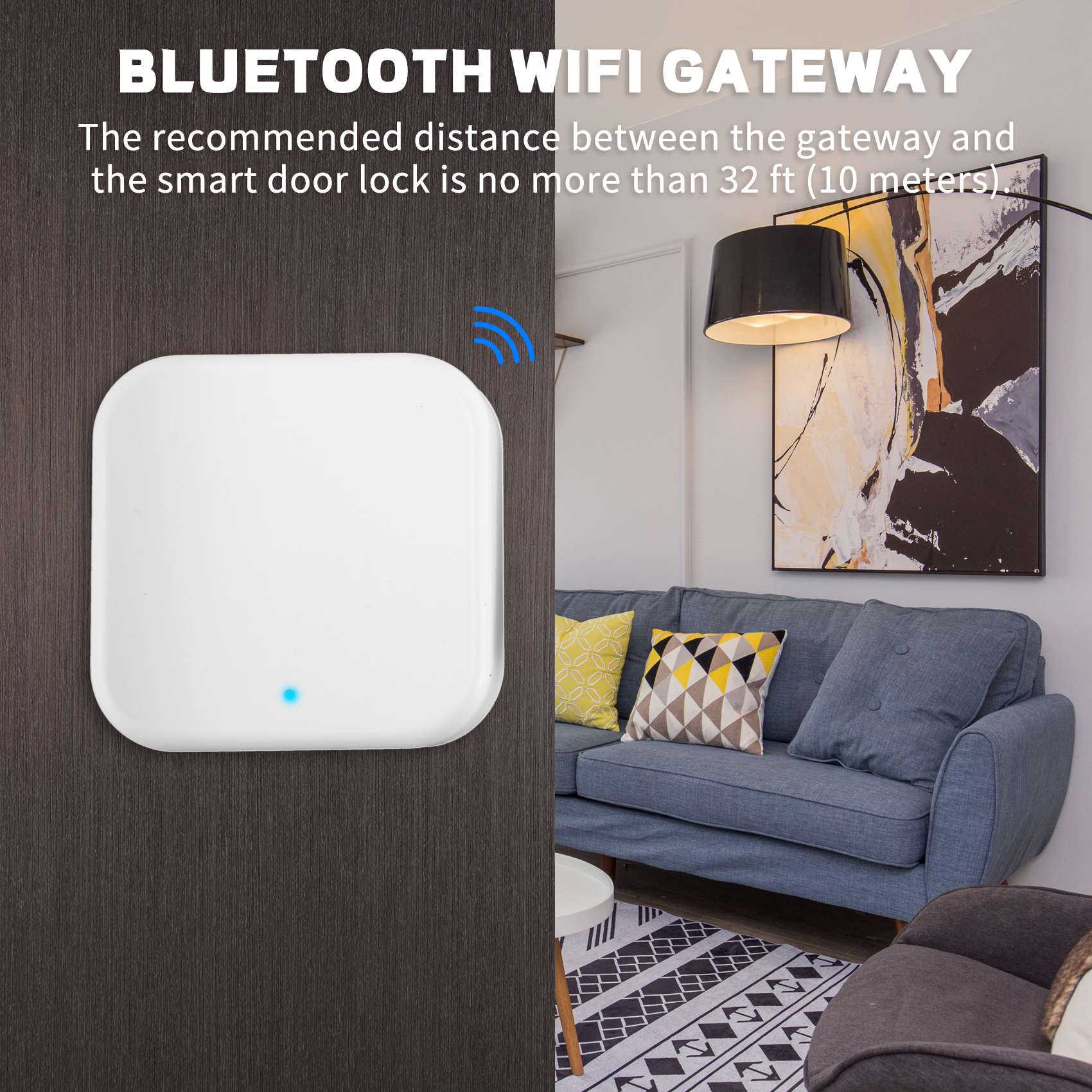 بوابة بلوتوث واي فاي مع قفل با - مراجعة Smart Home Door Lock وسعره