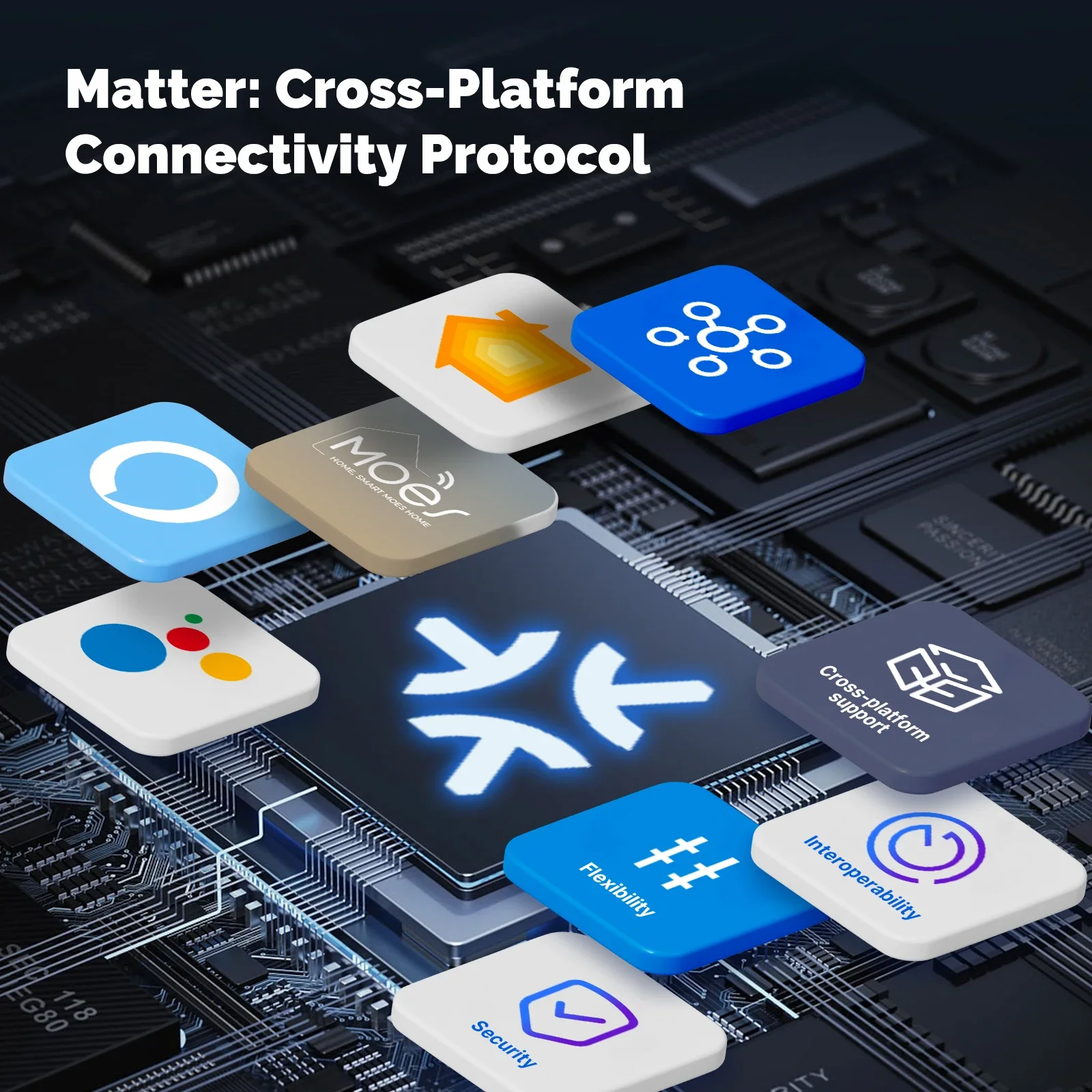 MOES Matter Tuya WiFi مفتاح ال - مراجعة Smart Home Hub Apple وسعره