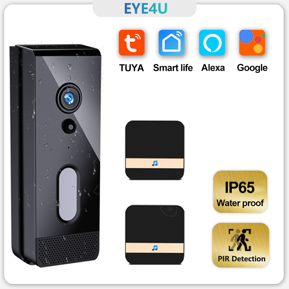 تونيا ، منزل ذكي ، كاميرا جرس  - مراجعة Smart Home Video Doorbell Enhanced Security With Smart Doorbell وسعره