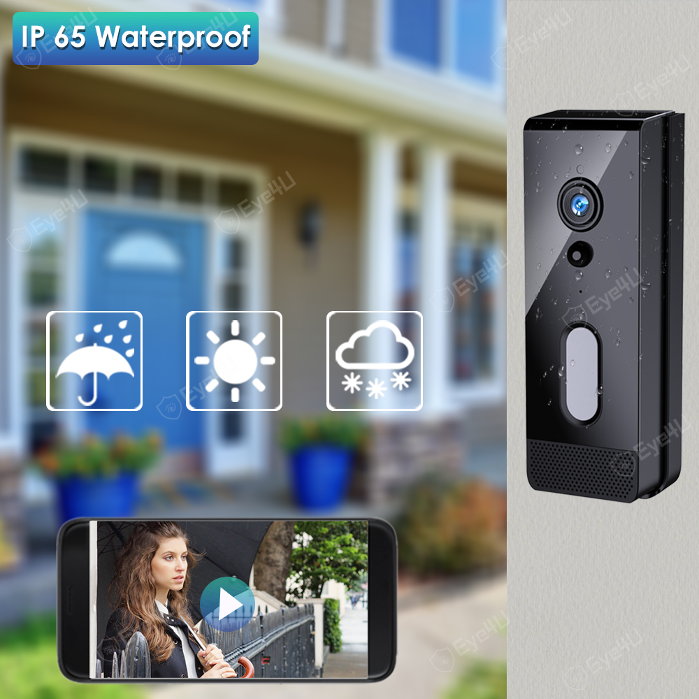 تونيا ، منزل ذكي ، كاميرا جرس  - مراجعة Smart Home Video Doorbell Enhanced Security With Smart Doorbell وسعره