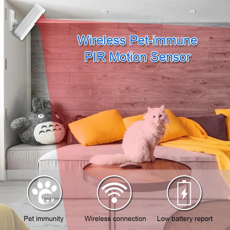 مستشعر إنذار الحركة PIR لأمن ا - مراجعة Smart Home Ir وسعره