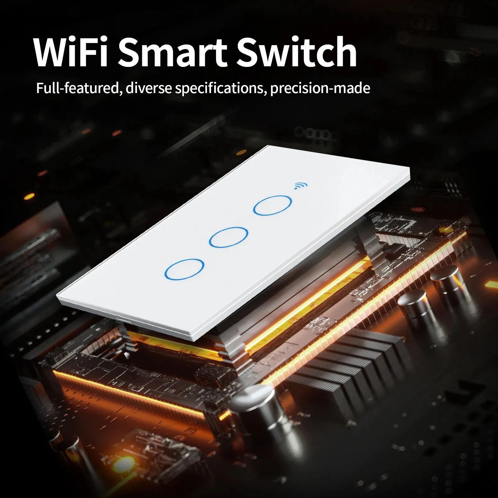 مفتاح إضاءة ذكي TNCE Tuya ، وا - مراجعة Smart Home Google Assistant وسعره