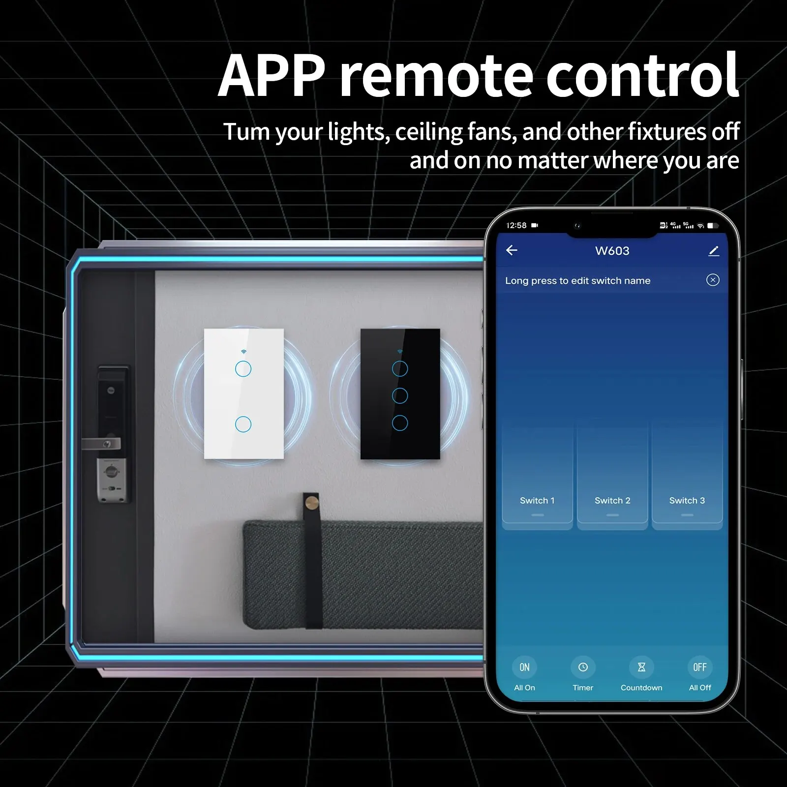 مفتاح إضاءة ذكي TNCE Tuya ، وا - مراجعة Smart Home Google Assistant وسعره