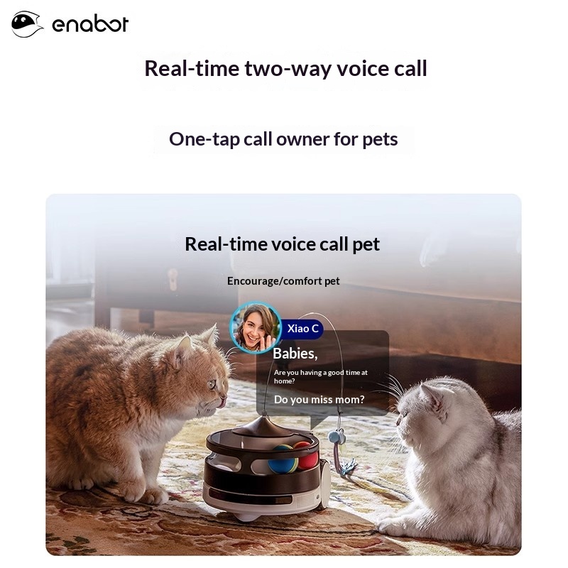 Enabot ROLA PetPal روبوت ذكي ر - مراجعة Smart Home Monitoring وسعره