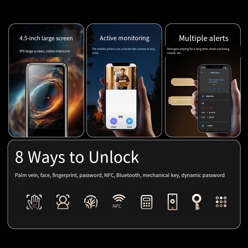 YN S11M المنزل الذكي قفل إلكتر - مراجعة Smart Home Door Lock وسعره
