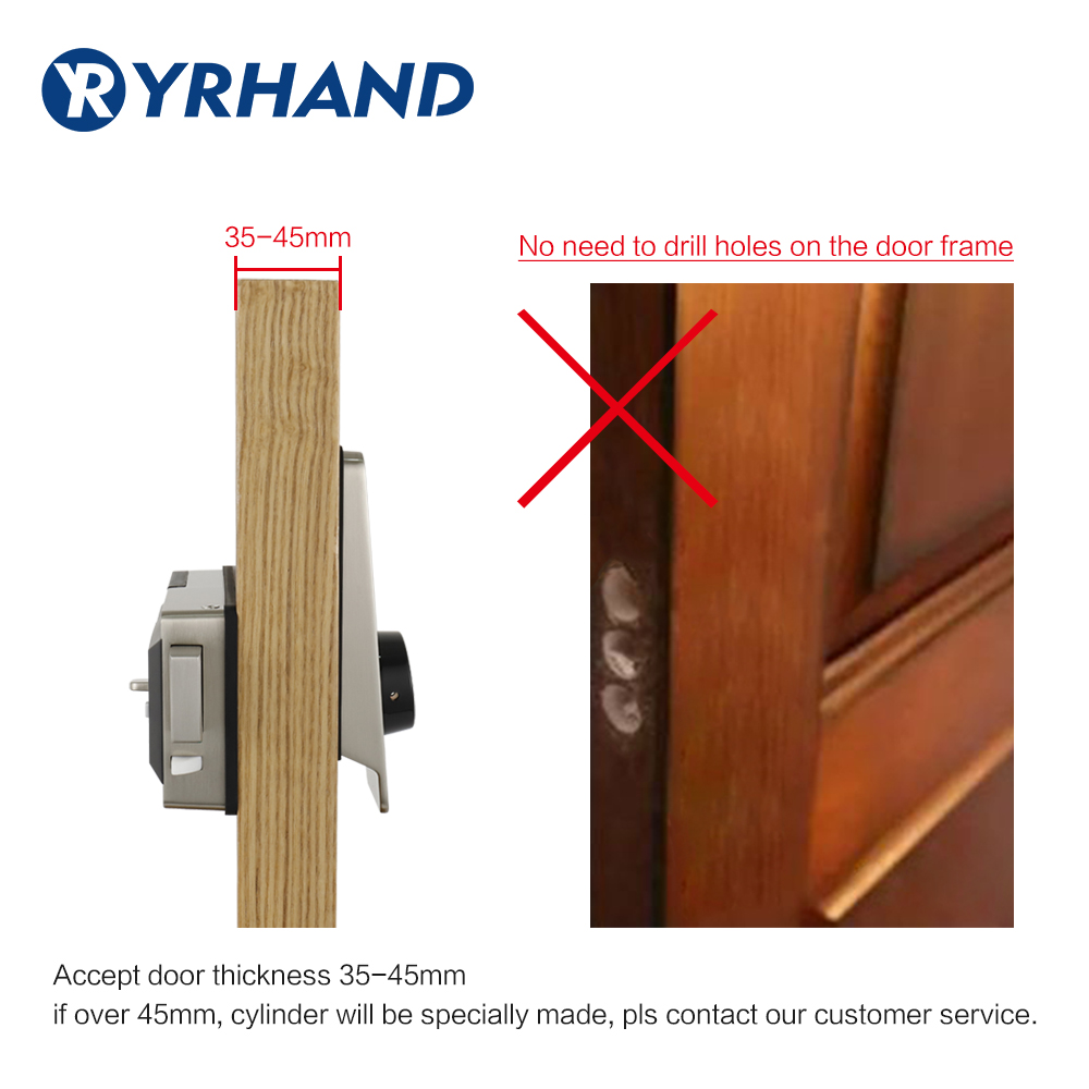 قفل باب ذكي مقاوم للماء مع لوح - مراجعة Smart Home Door Lock وسعره