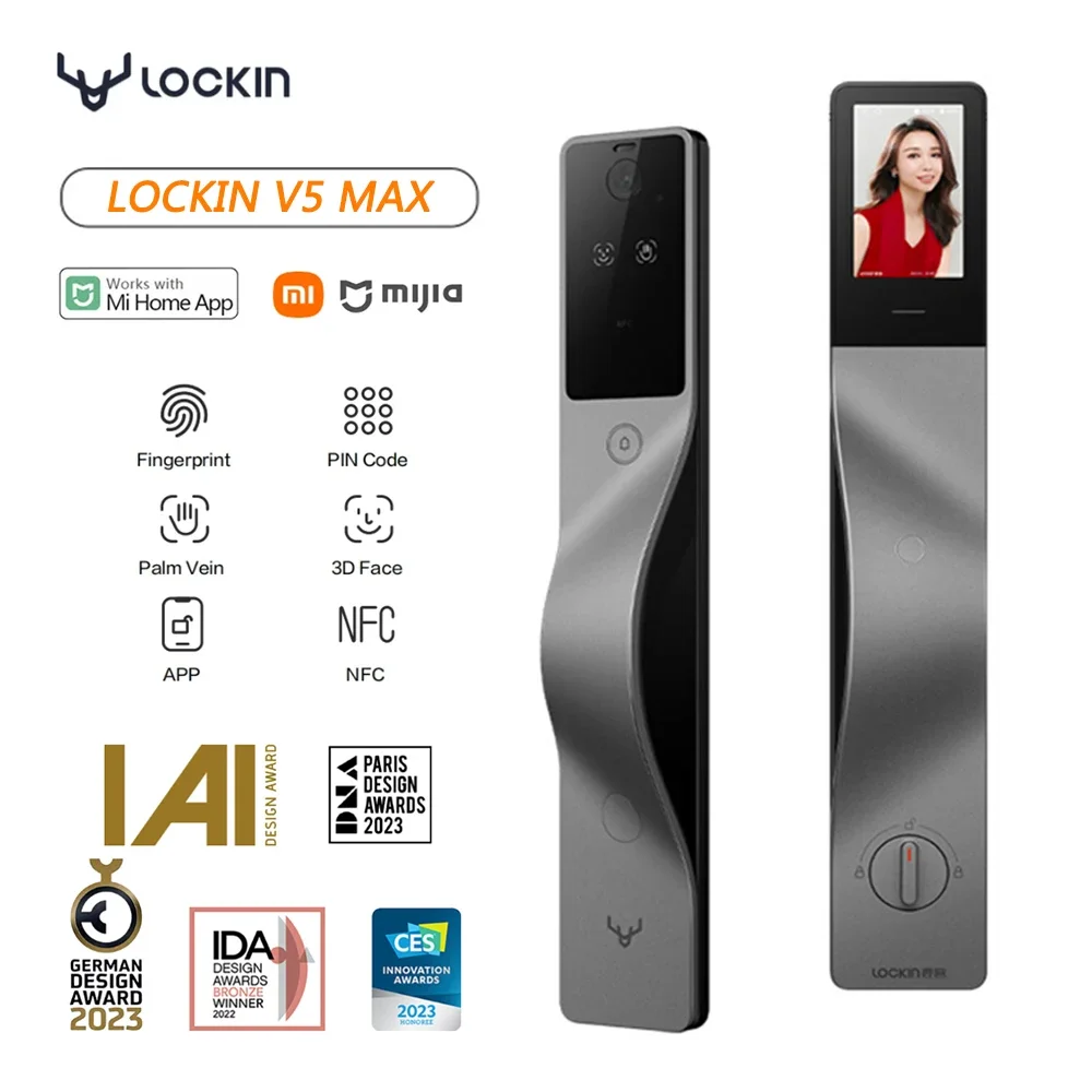 قفل ذكي Lockin V5 Max بتقنية ا - مراجعة Smart Home Door Lock وسعره