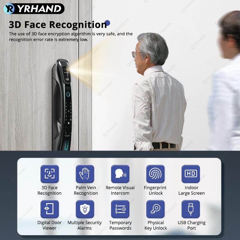 قفل ذكي مع تقنية التعرف على ال - مراجعة Smart Home Door Lock وسعره